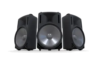 Powerful Black Speakers for Music
