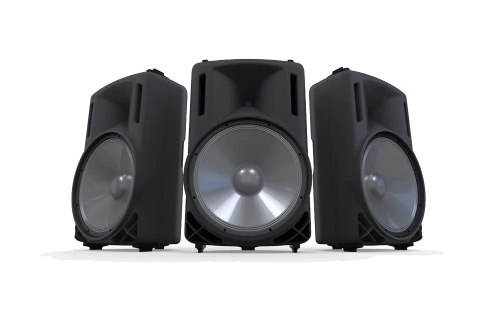 Powerful Black Speakers for Music