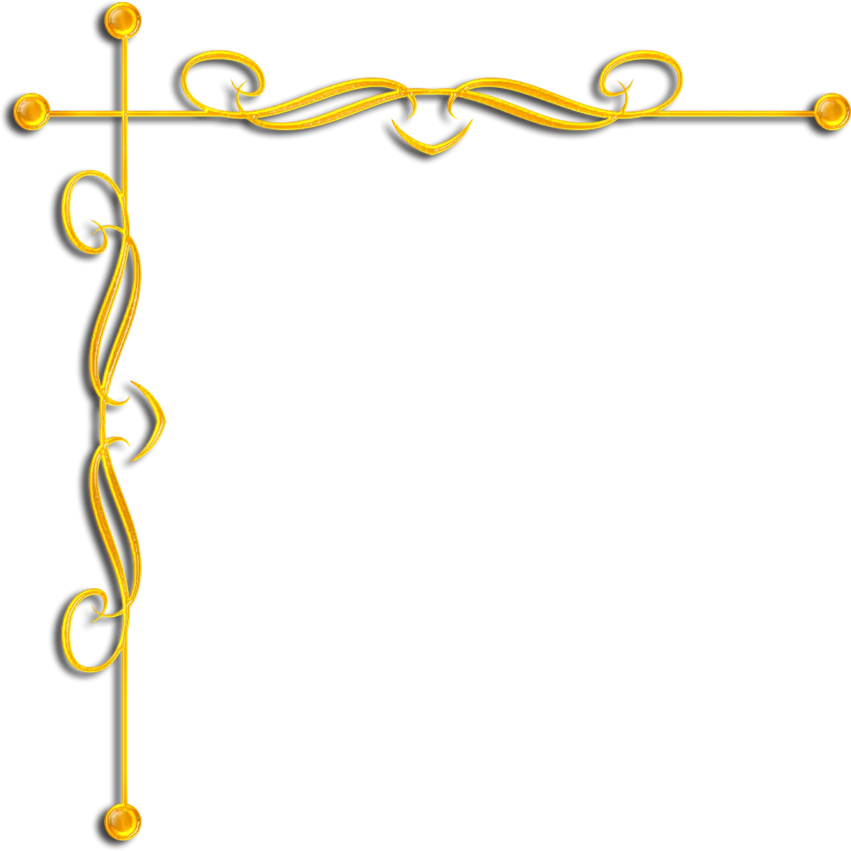 Elegant Golden Ornate Frame