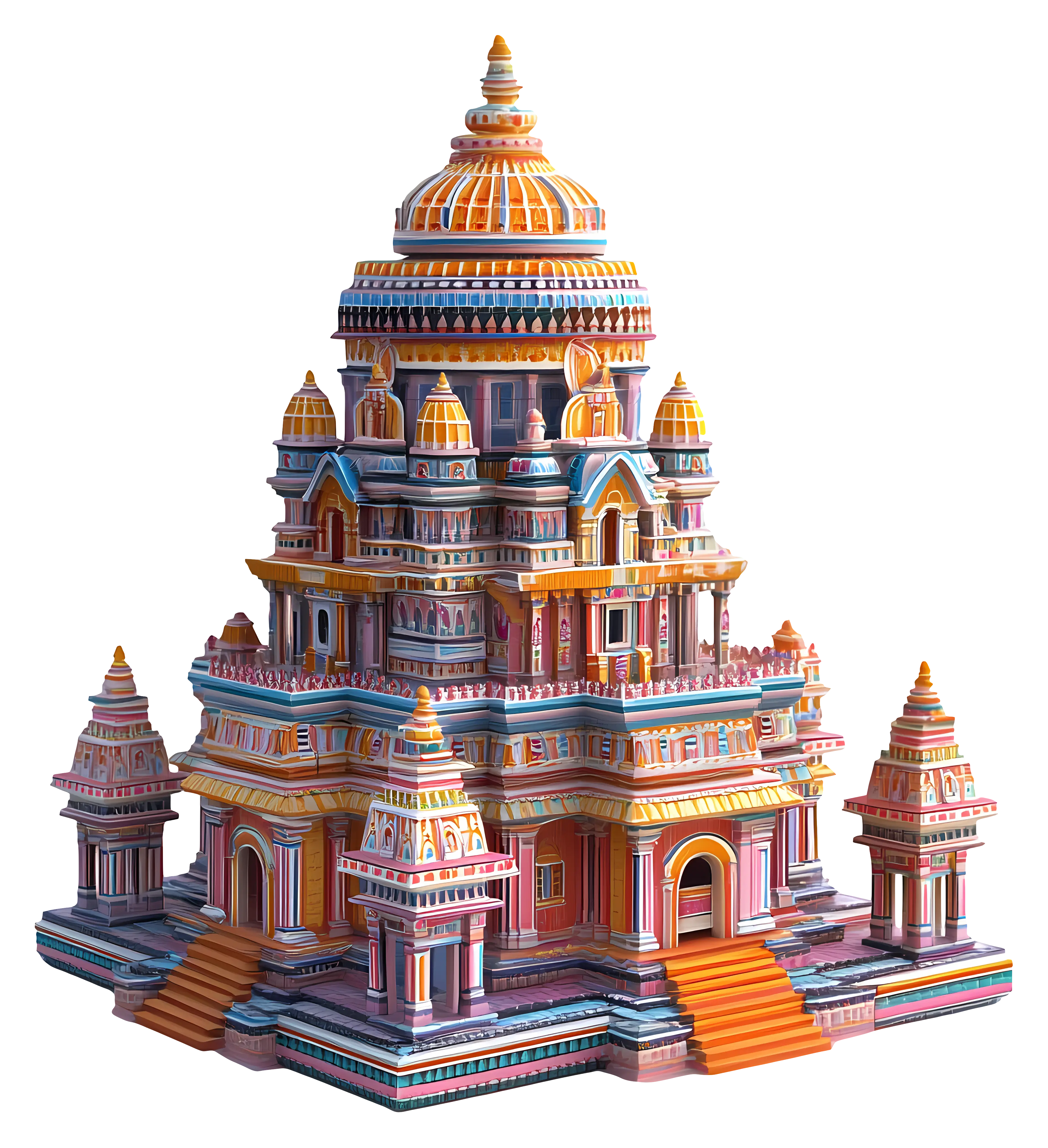 Colorful Heritage Temple