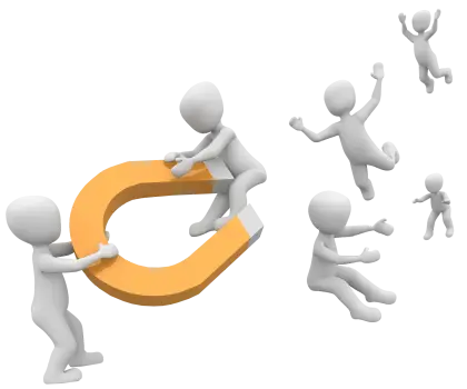 Magnet Attracting Figures
