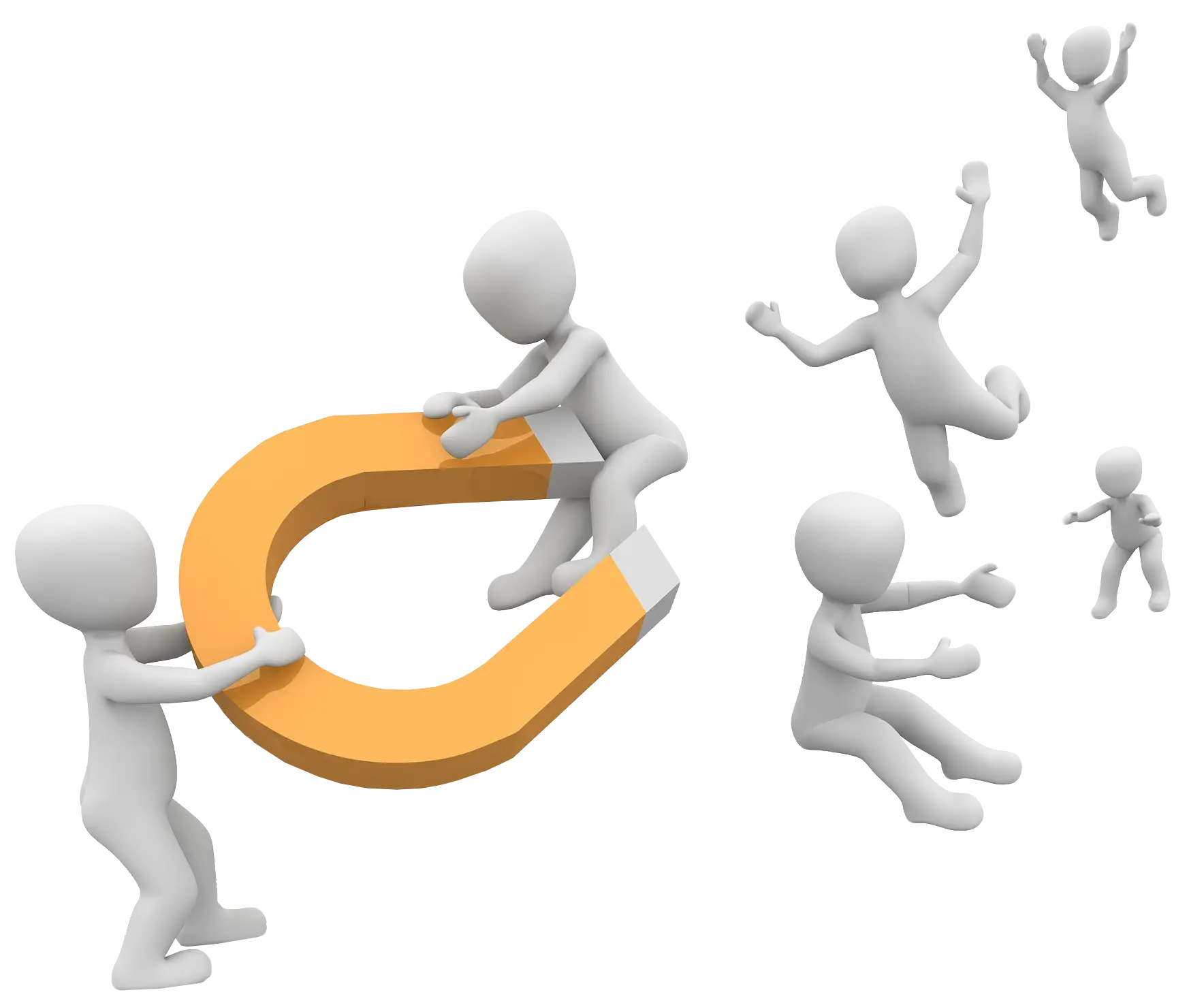 Magnet Attracting Figures