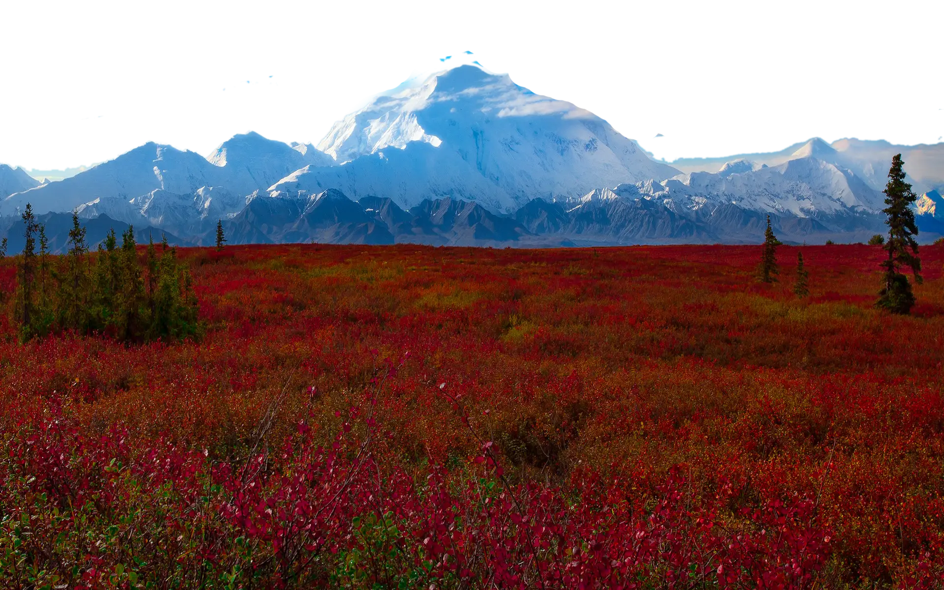 Snow-Capped Mountain Landscape