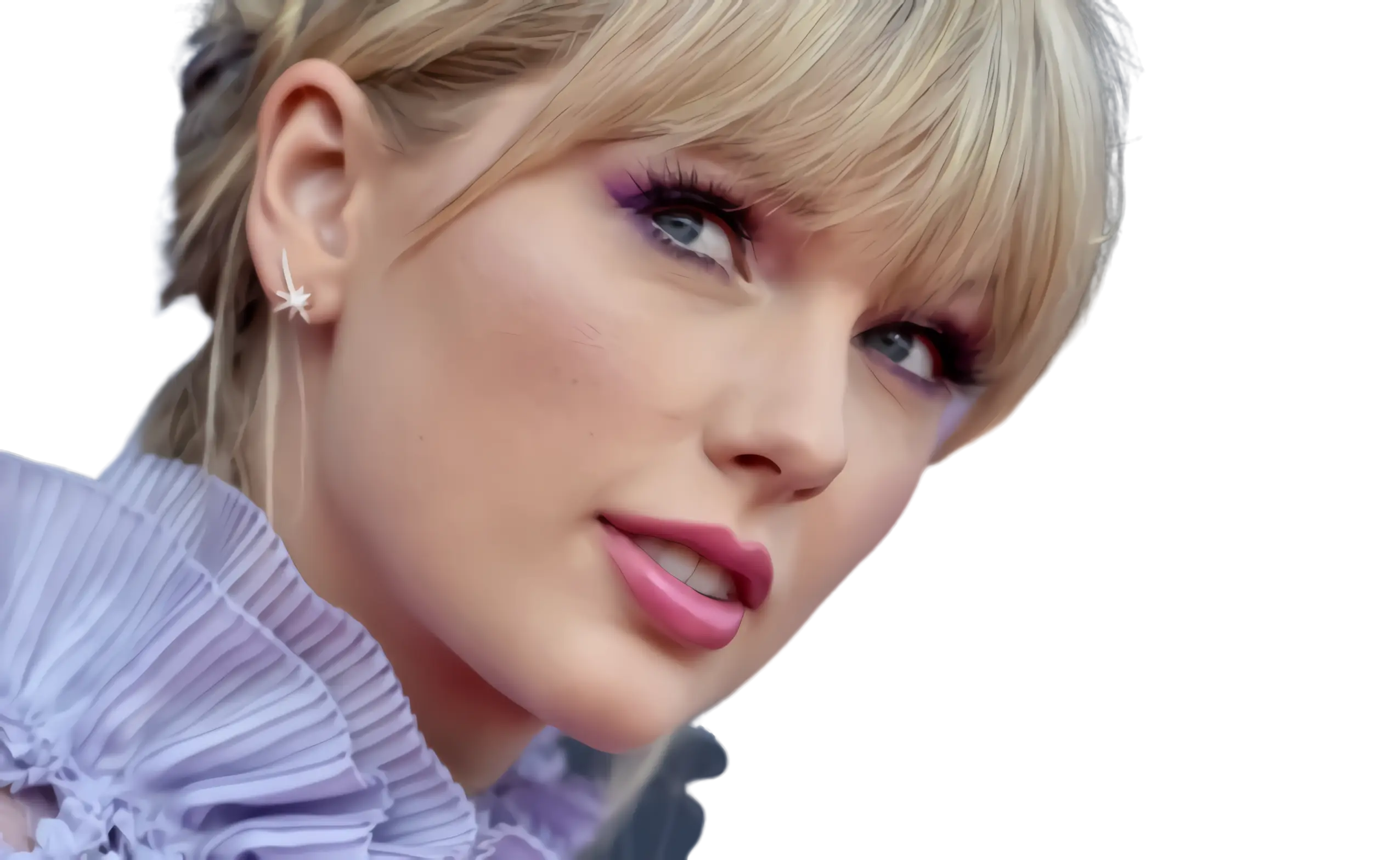 Elegant Portrait of a Blond Woman