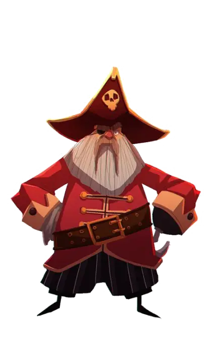 Cartoon Pirate Character