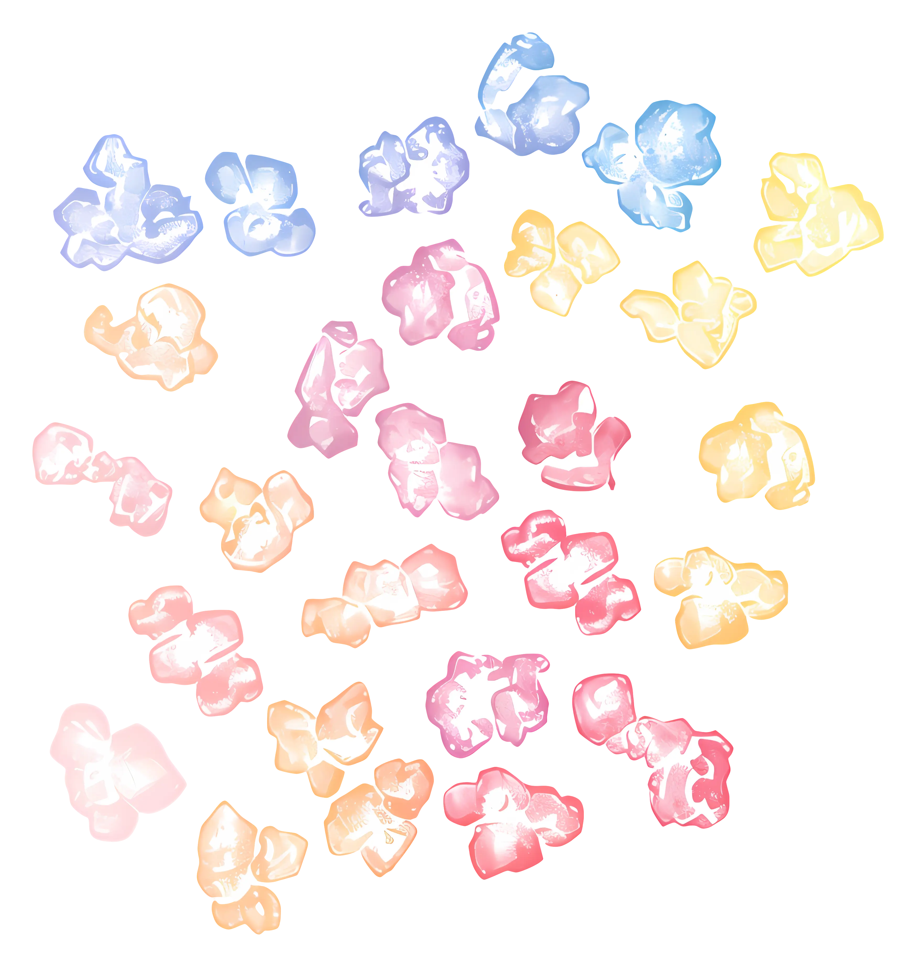 Colorful Watercolor Flowers