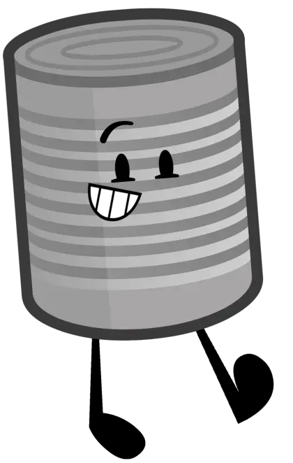 Smiling Animated Tin Can
