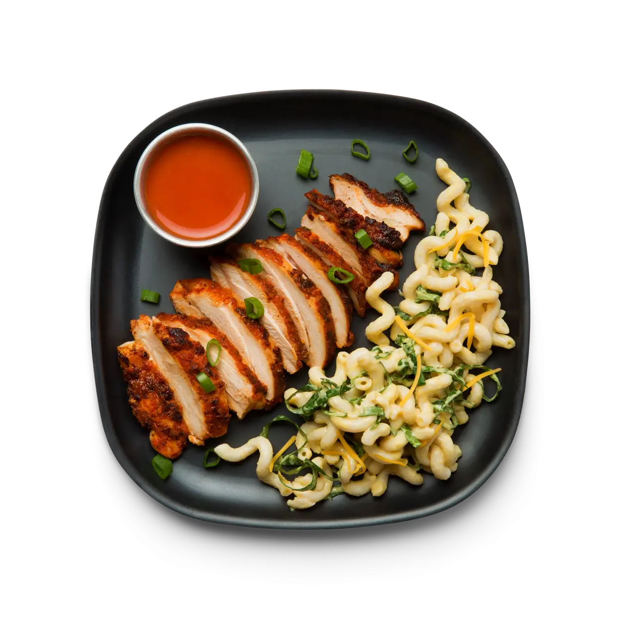 Grilled Chicken with Pasta and Sauce