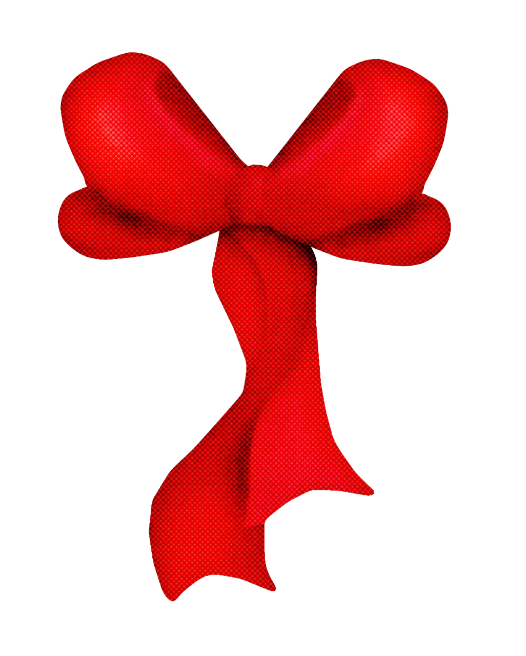 Red Bow Holiday Decoration
