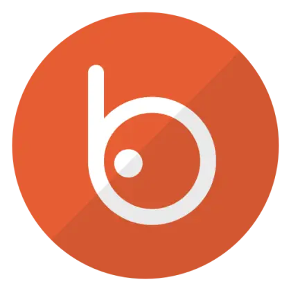 Minimalist Orange Circular Logo
