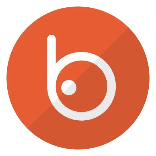 Minimalist Orange Circular Logo