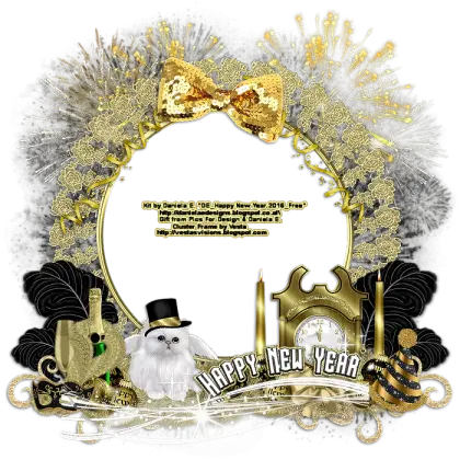 Festive New Year Frame