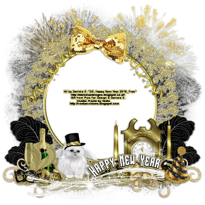 Festive New Year Frame