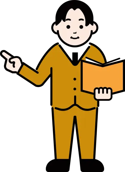 Cartoon Teacher with Book Illustration
