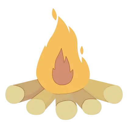 Cozy Bonfire for Outdoor Adventures