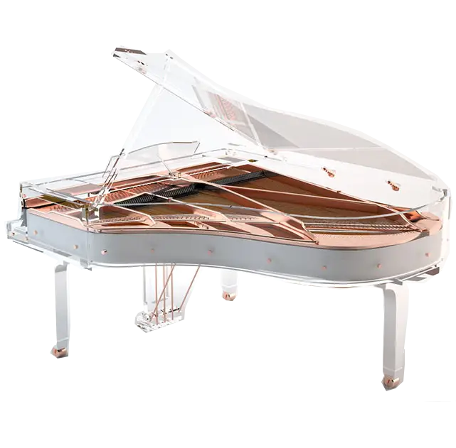 Transparent Grand Piano in Minimalist Design