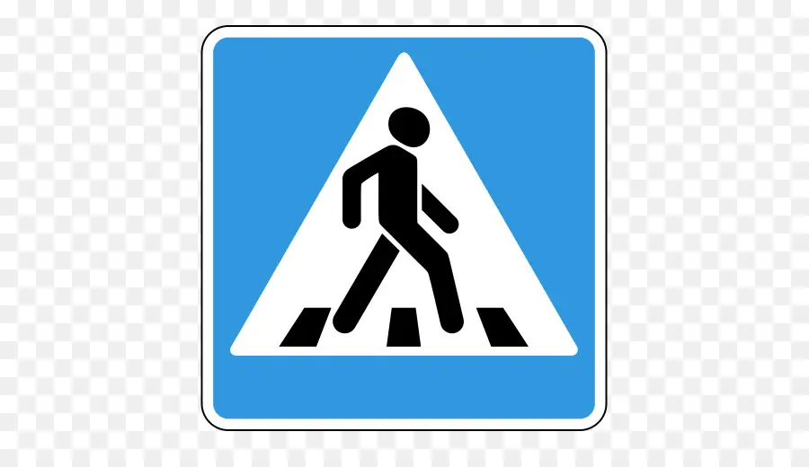 Pedestrian Crossing Road Sign Design