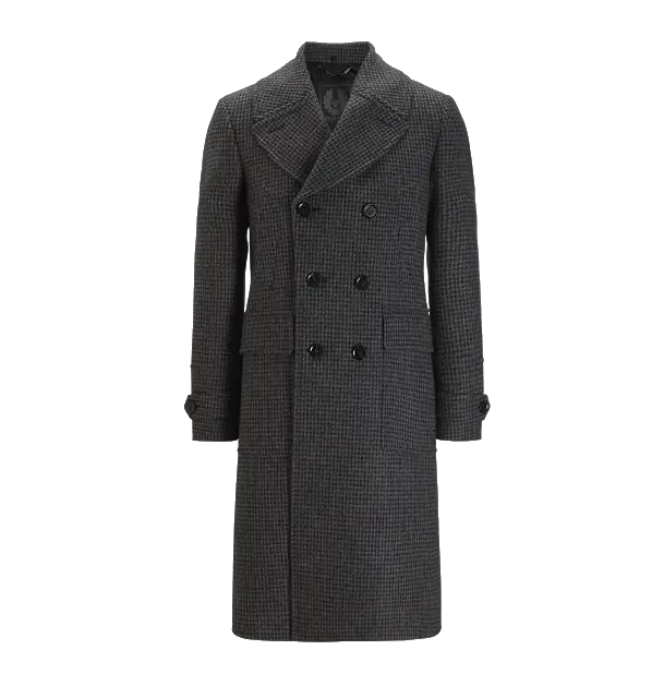Gray Winter Trench Coat