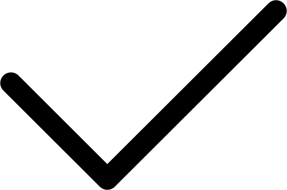 Black Checkmark Confirmation Symbol