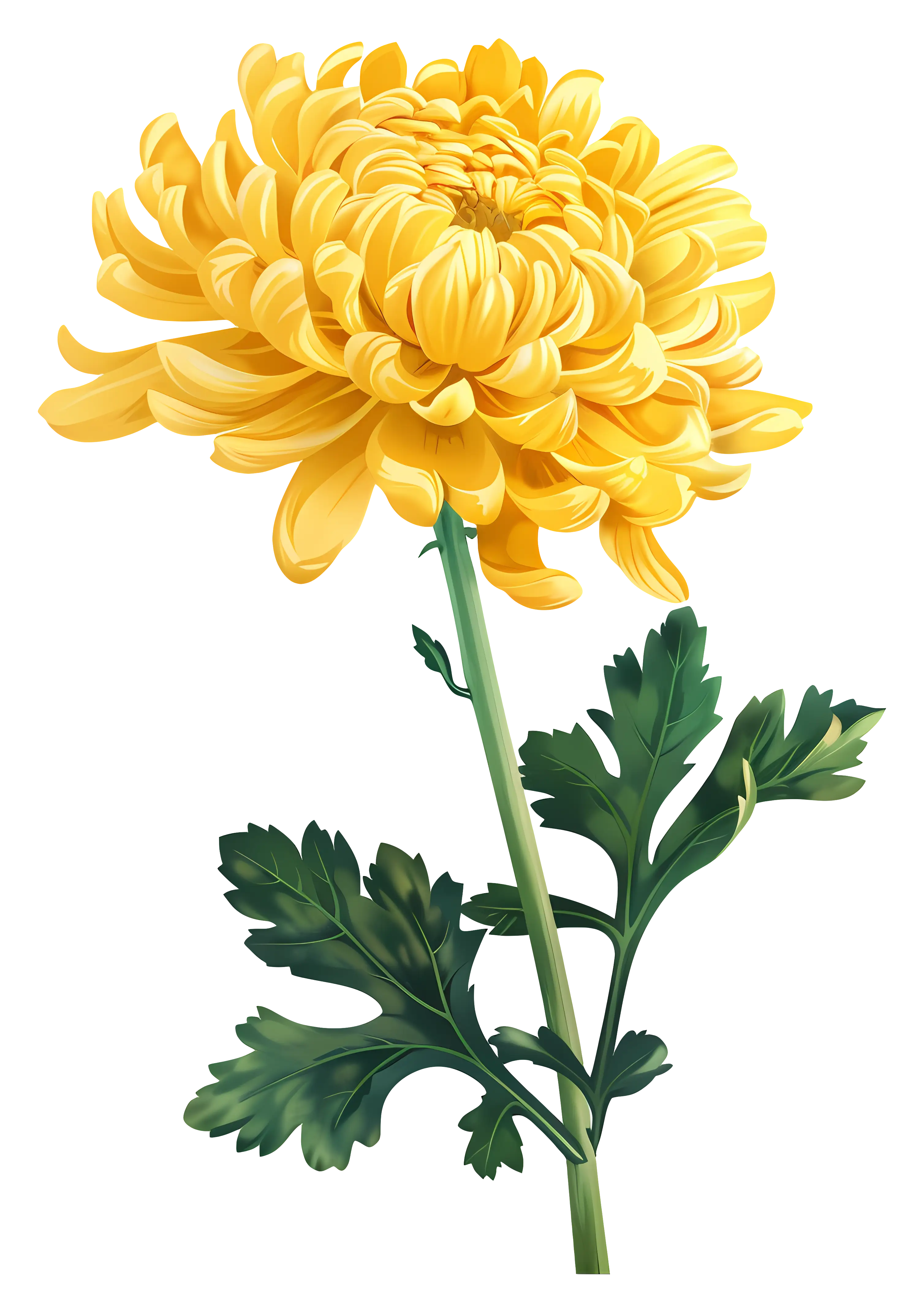 White Chrysanthemum Flower Bloom