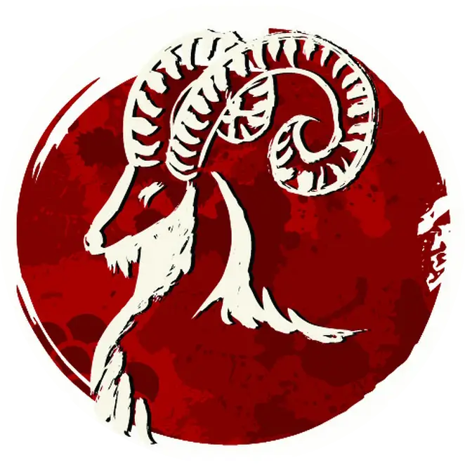 Ram with Horns Illustration