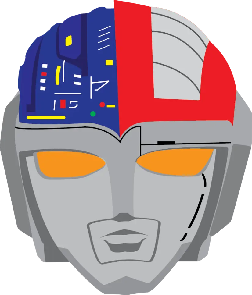 Futuristic Robot Head