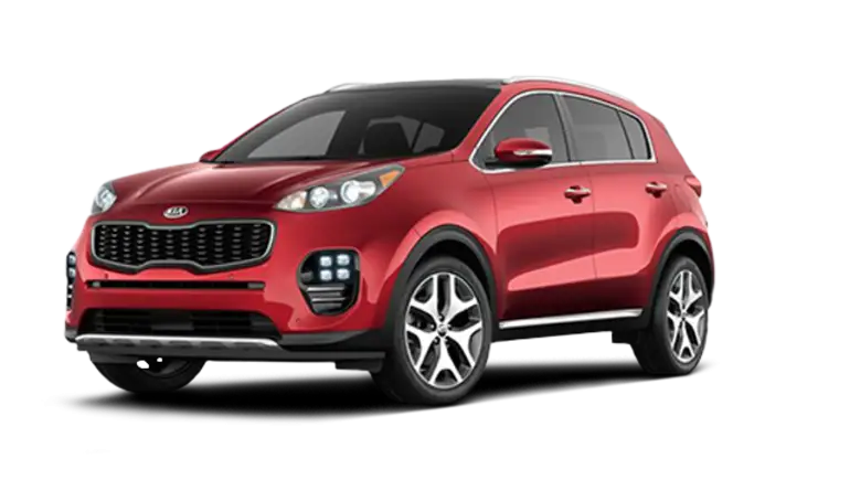Red Compact SUV with Sleek Design
