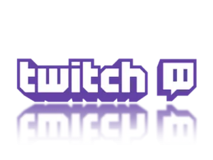 Twitch Logo with Reflection Effect