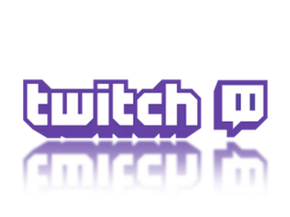 Twitch Logo with Reflection Effect