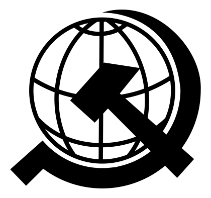 Hammer and Sickle with Globe Symbol