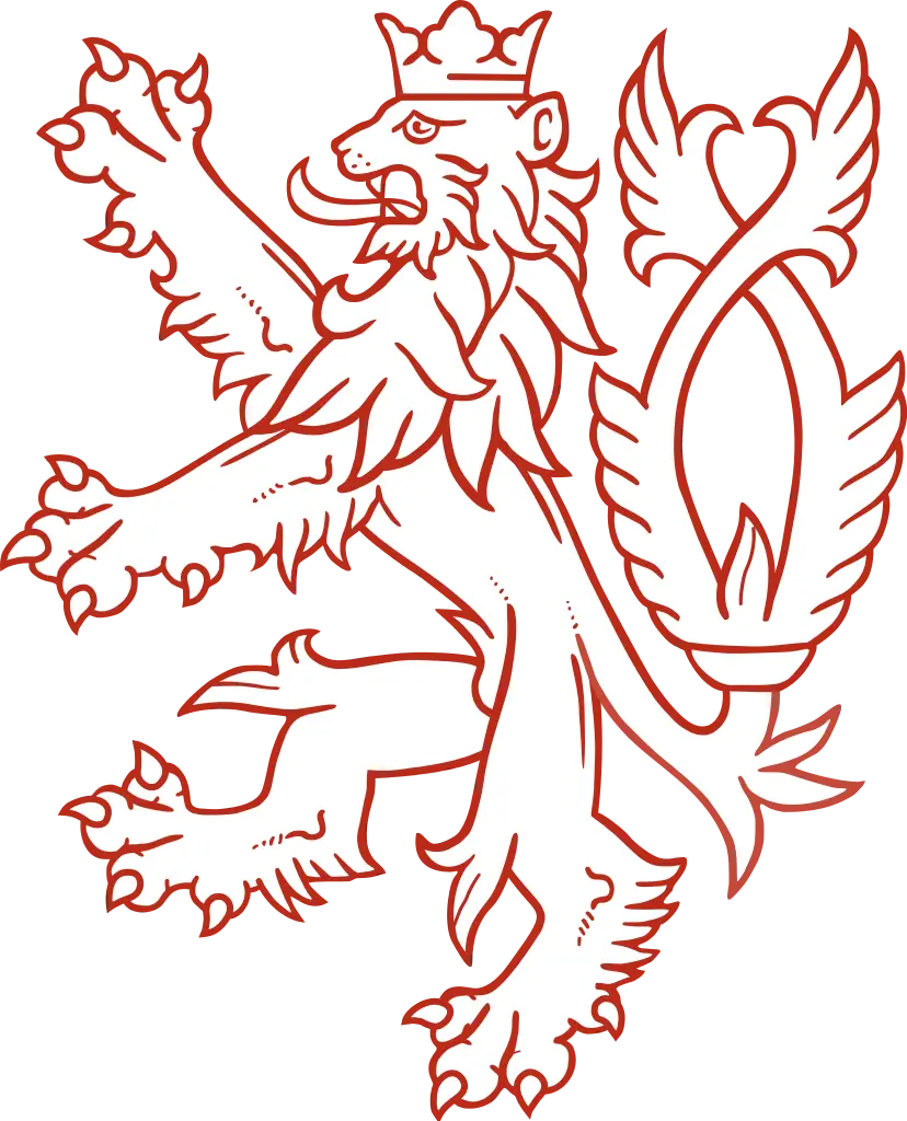 Heraldic Lion Emblem