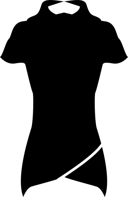 Black Dress Silhouette Illustration