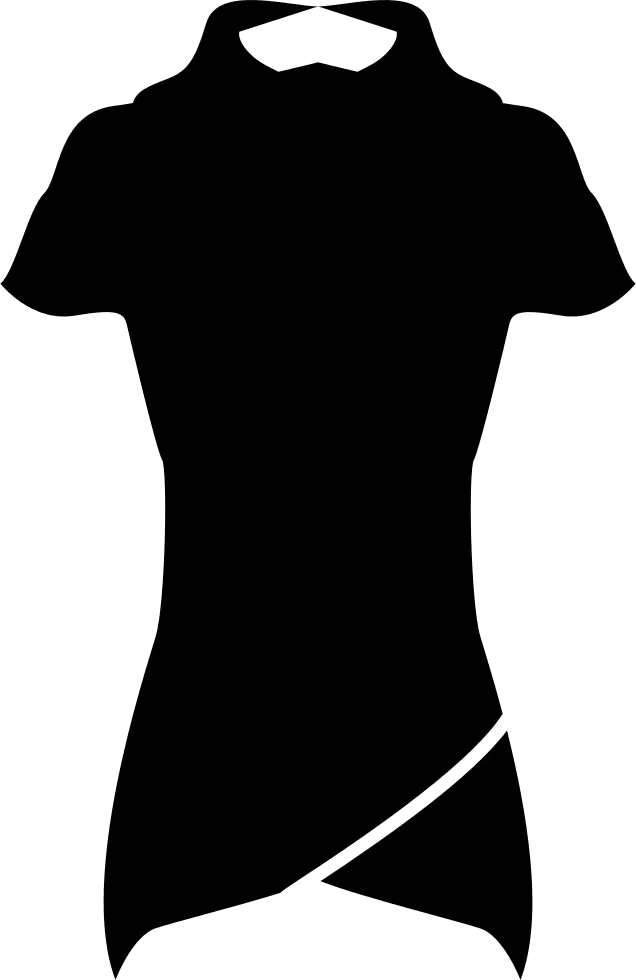Black Dress Silhouette Illustration