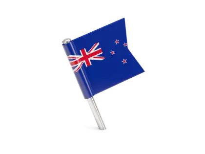 New Zealand National Flag with Southern Cross