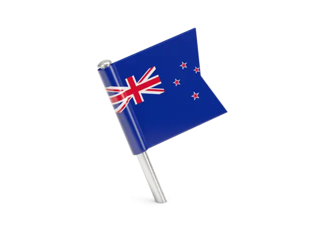 New Zealand National Flag with Southern Cross