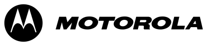 Motorola Black and White Logo