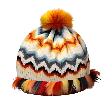 Colorful Knitted Winter Hat