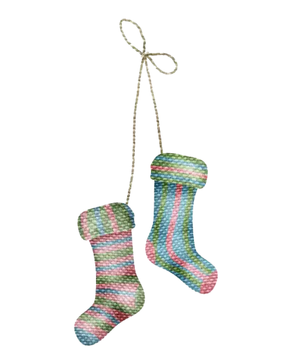 Knitted Stockings Hanging