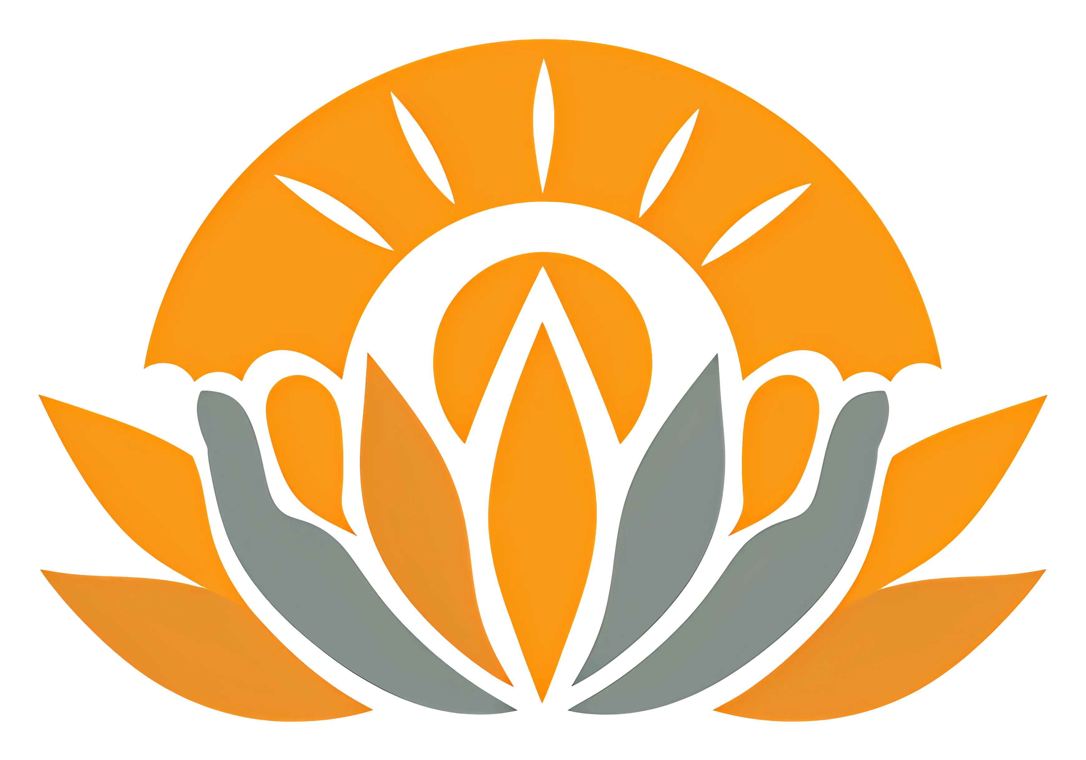 Sun and Hands Symbol