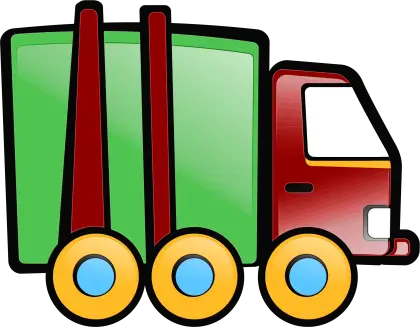 Cartoon Delivery Truck Illustration