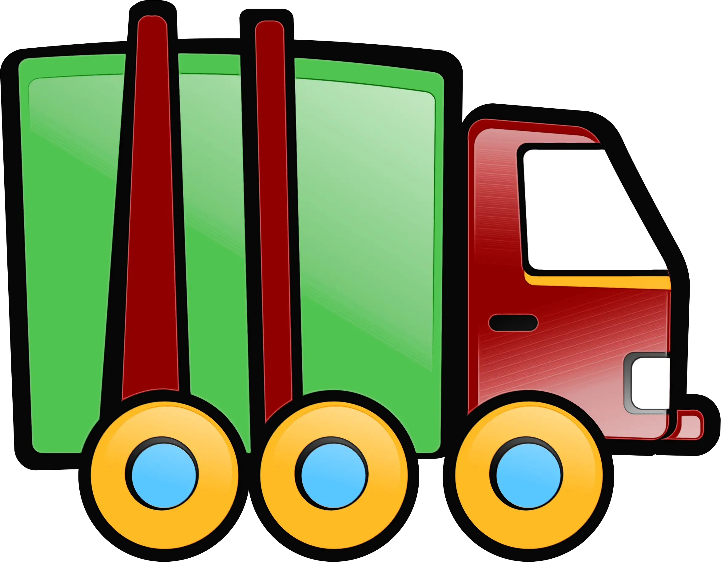 Cartoon Delivery Truck Illustration