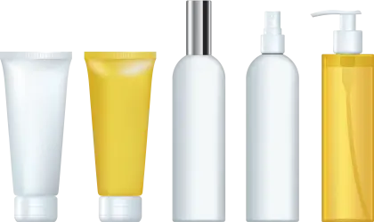 Assorted Cosmetic Bottles