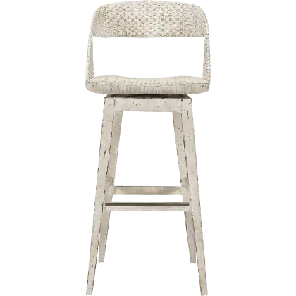 Elegant White Bar Stool