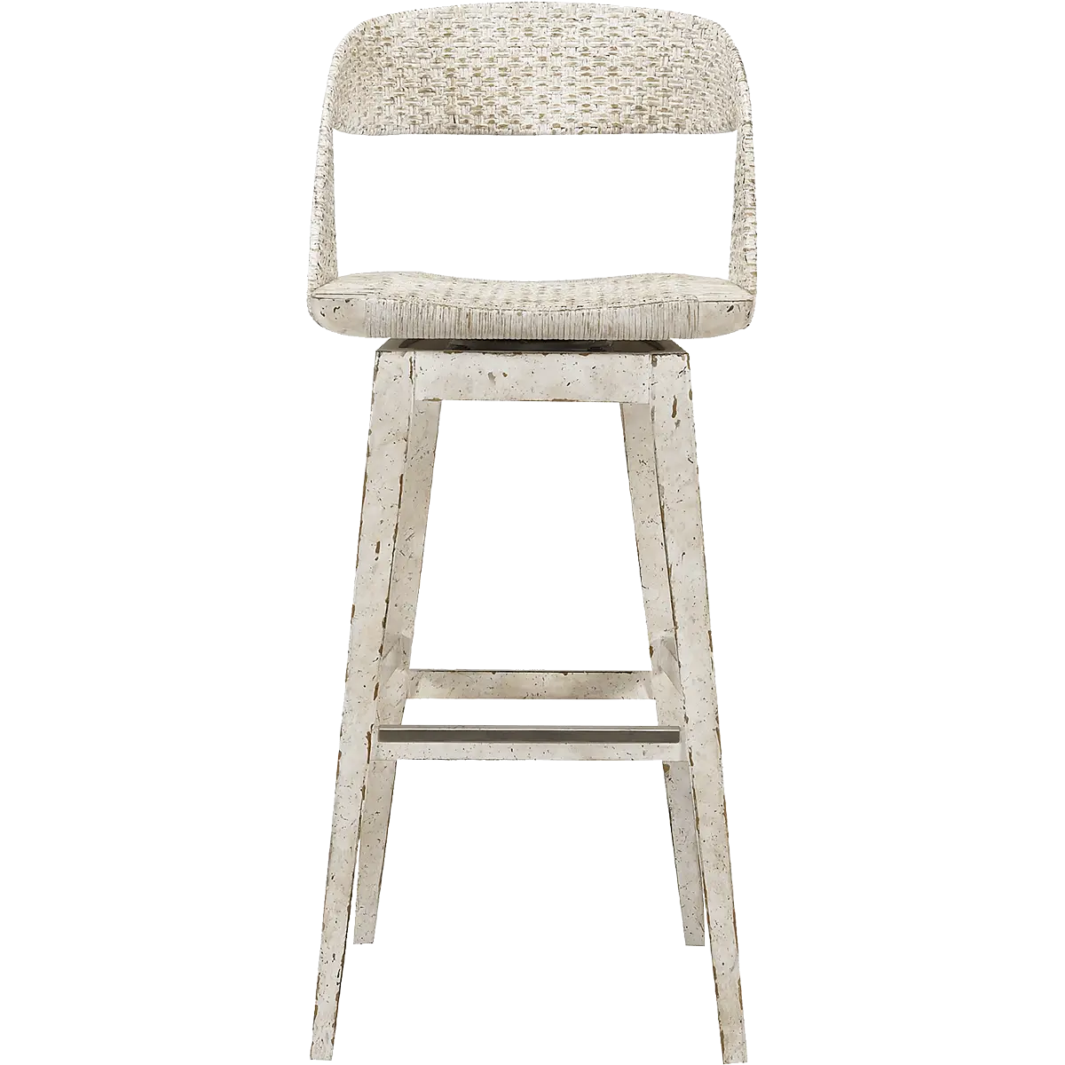 Elegant White Bar Stool