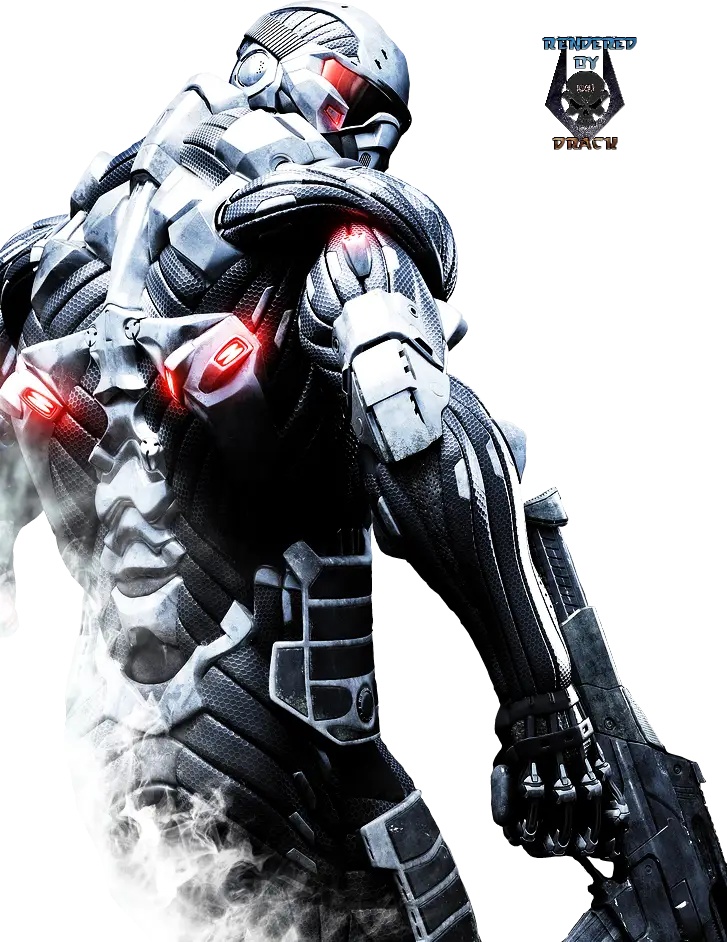 Futuristic Armor Character with Advanced Suit