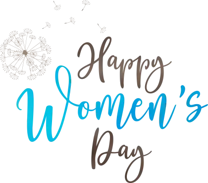 Happy Women&#039;s Day with Dandelion Motif