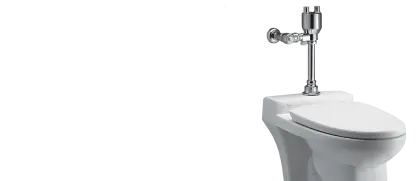 Modern Toilet Fixture with Flush System
