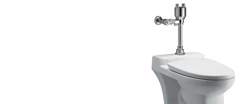Modern Toilet Fixture with Flush System