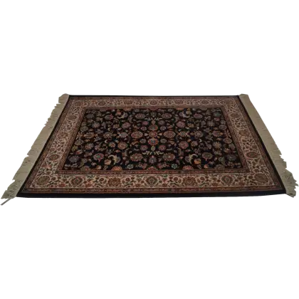 Dark Patterned Rug