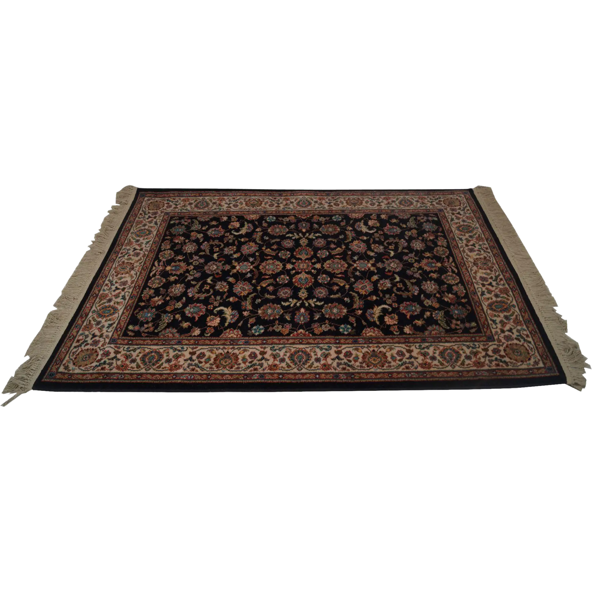 Dark Patterned Rug